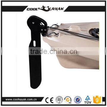 Non Inflatable Cheap Canoe Kayak Accessories Aluminum Rudder With Pedal Apply to Boat Made in China photo-4