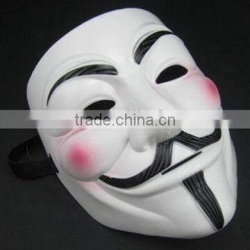 black v for vendetta mask for sale v line face mask v shape face mask MK-1520