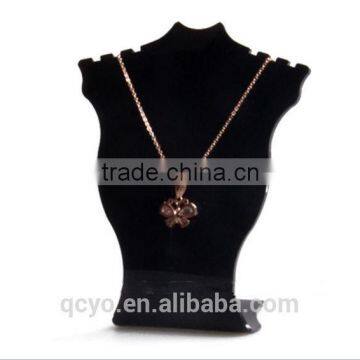 customized acrylic necklace display card of shenzhen QCY-NEC-21