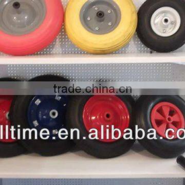 13inch 14inch flat free rubber foam wheel