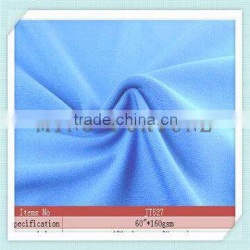 polyester spandex blend fabric and made in shantou