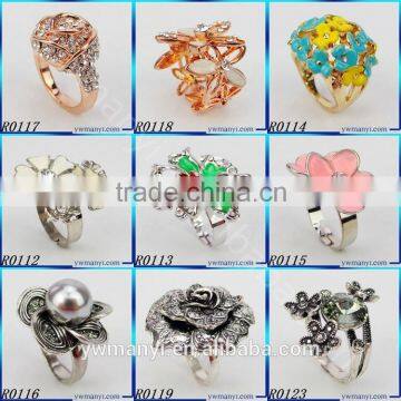 2016 Most Wholesale Direct From China Mixed Lots Punk Fashion Ring R49 photo-4