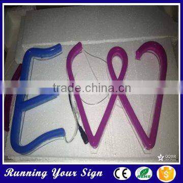 2015 Chrismas New Waterproof Alphabet letters DIY LED Neon Sign