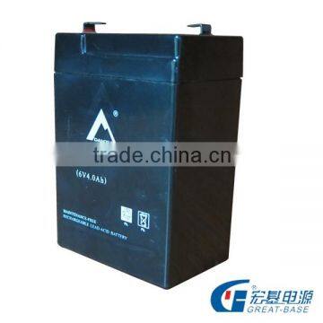 small ups battery 6V 4AH sealed maintenance free storage sla battery ups