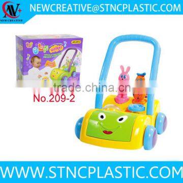 baby toys hot selling plastic baby trolley walker