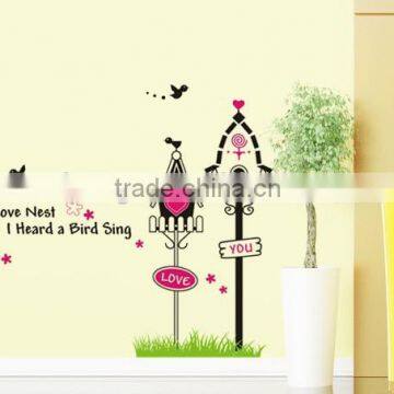 "Love Nest" PVC Wall Stickers, Removable Wall Stickers 1/3