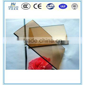 factory tinted auto glass production 4-12mm golden toughened glass