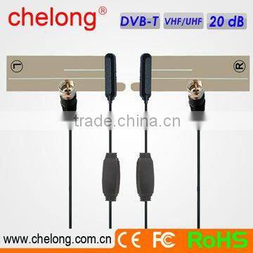 CE FCC ISO9001 Certificate vhf uhf car antenna booster 18 dB Gain