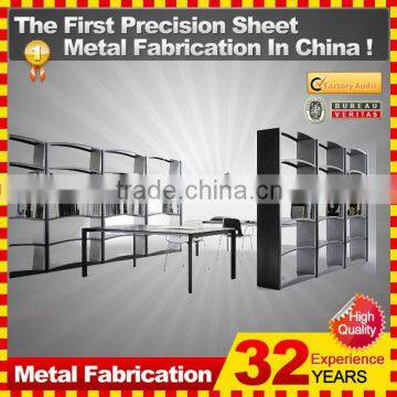 metal customized made Aluminum magazine display rack for bookshop