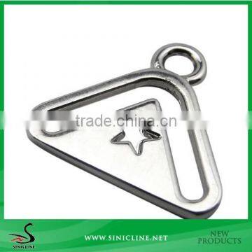 Sinicline Nickle Free Silver Metal Luggage Tag Label