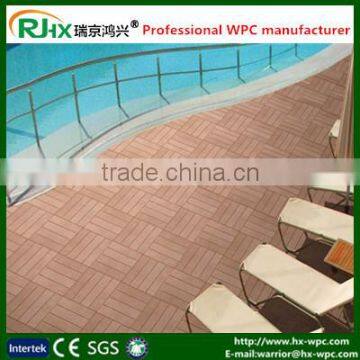 Extruded Plastic Composite Decking With PE Material Outdoor Solid WPC Deck photo-6