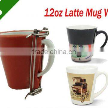 12oz Latte Mug Wrap(handle to handle image transfer)