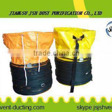 coated fabric positive pressure coal mining flexible air duct