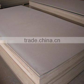 LINYI plywood CE Qualified 18MM Plain MDF( MELAMINE FACED MDF)