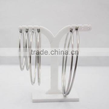 Latest Fashion Jewelry 316L Stainless Steel Hoop Earrings photo-2