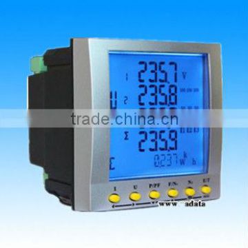 LCD Multifunciton power meter with Modbus