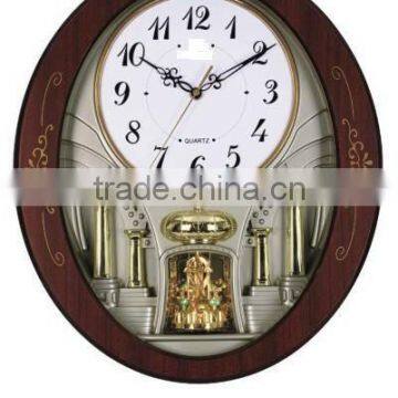 gorgeous home melody rotation pedulum wall clock