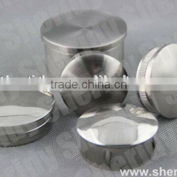 Stainless Steel Installation Post End Cap Fat/ Arched photo-3