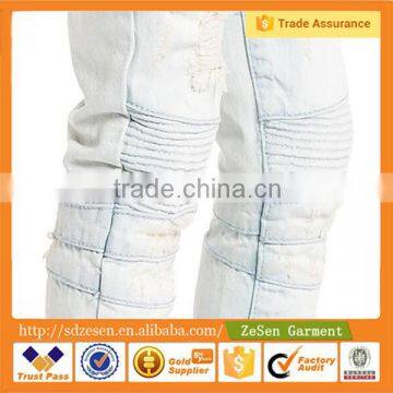 OEM High Quality Cotton White Boy Kids Jeans photo-5