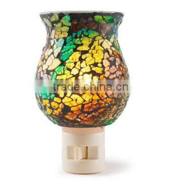 Electric plug in night mosaic fragrance glass diffuser bottle