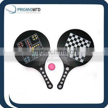 plastic wooden ball racketbeach tennis promotion giftpromotion racket new design