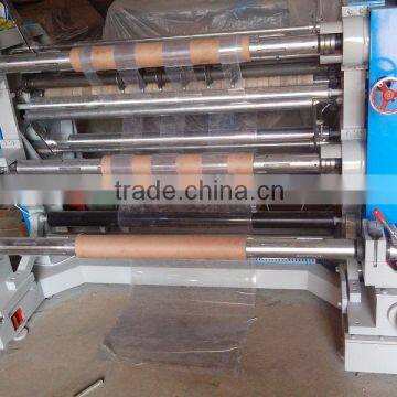 plastic film slitting rewinding machine, PET/CPP/BOPP/PVC/CPE slitter, BOPP/PET/CPP/CPE/PE/PVC slitting machine (CE certificate)