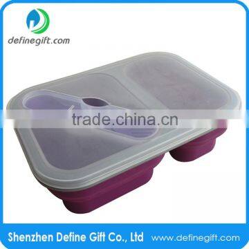 Silicone Foldable FDA Bento Box