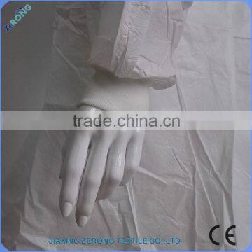 Cheap PP+PE Breathable Film Fabric White Hospital Gown photo-3