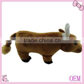 Cute Stuffed Soft Plush Animal Toy Cow photo-2