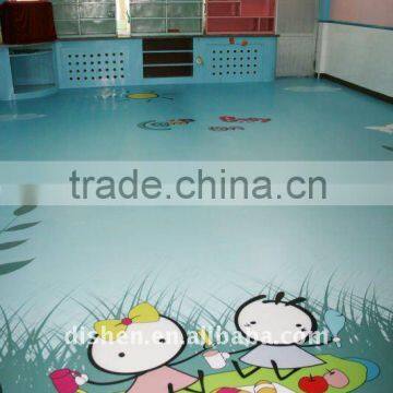 kiddergarten vinyl PVC with carton flooring