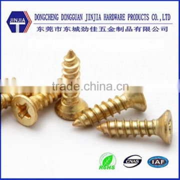 din7982 cross recess coutersunk head copper screws m4