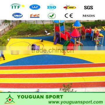 Aging resistance colorful rubber sport floor/ EPDM playground rubber floor mat