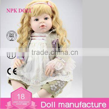 NPKDOLL Toddler Reborn Baby Doll Princess Arianna 28 inches Lifelike Babies Doll Big DOll