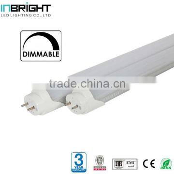 2ft 10W dimmable T8 LED tube light pure white color