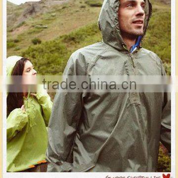 light breathable foldable rain jacket