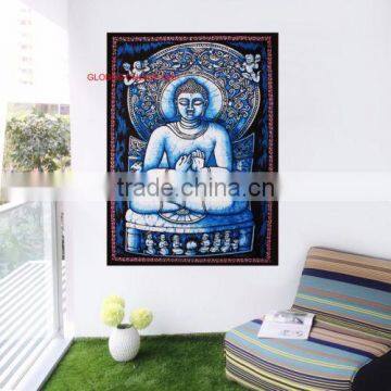 Indian Lord Buddha Hippie Bohemian Tapestry