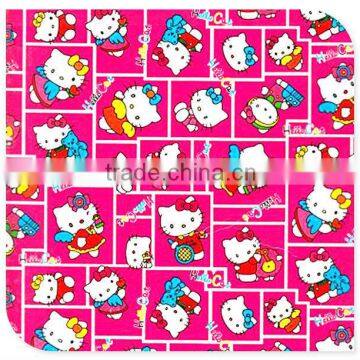 Cat design of transfer for artificial leather