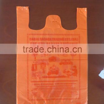 strong t-shirt plastic bag for shopping