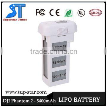 2016 Newest Hot Sale 11.1V 5400mAh 3S Battery with LCD Power Display for DJI Phantom 2 Vision Quadcopter RC battery                        
                                                Quality Choice
