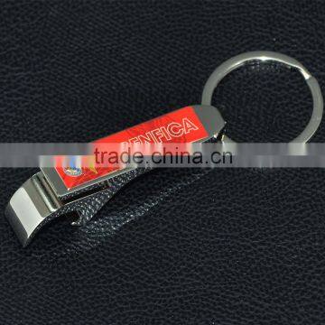 Promotional high quality custom metal bottle opener keychain