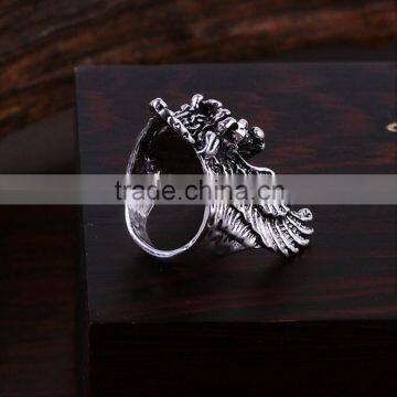 Hot New Design Fashion Jewelry Men's Ring Creature Ring Old Silver Ring for Boy photo-2