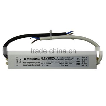 20w 300ma waterproof constant current led lighting power supply led driver with CE and RoHS