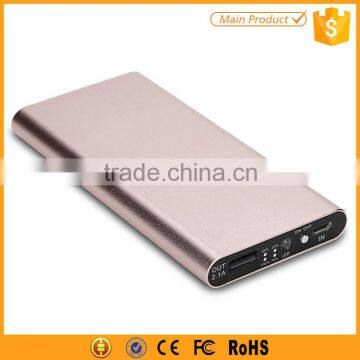 fast charging 5400mah universal power bank with fc ce rohs