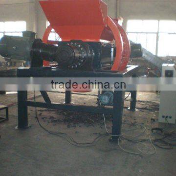 Waste tire shredder for tyre recycling line