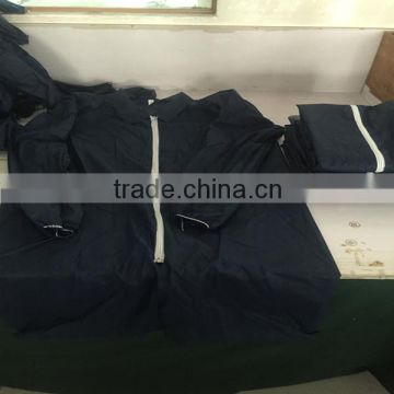 Disposable PP nonwoven lab coat with collar without pocket white 50grams Chinese supplier