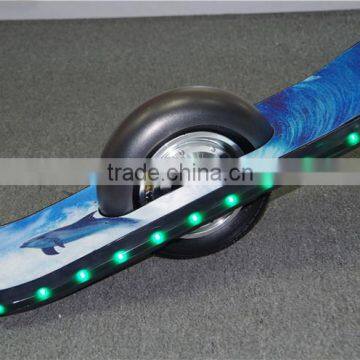 Electric self balance one wheel skateboard with cool lights SE-M12