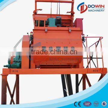 Double shafts concrete mixer prices for mixing plant