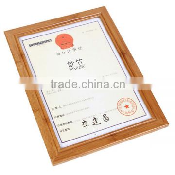 Square bamboo photo frame,licence frame,cross-stitch box