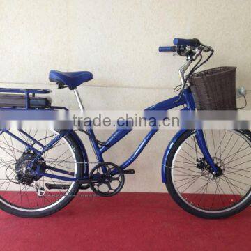 Lionhero Blue aluminum electric bike with 500w 48v/10ah li-po battery popular in USA