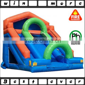 colorful big commercial used water slide prices, inflatable water slide for sale